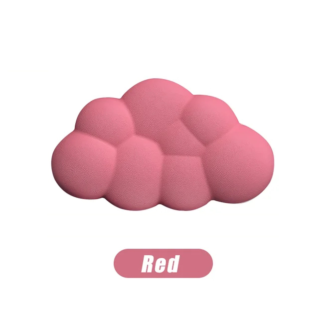 Tastatur-Cloud-Handgelenkauflage mit Memory-Schaum-Handgelenkstütze/Kissen aus weichem Leder zum einfachen Tippen und zur Schmerzlinderung im Büro: Licht Gelb