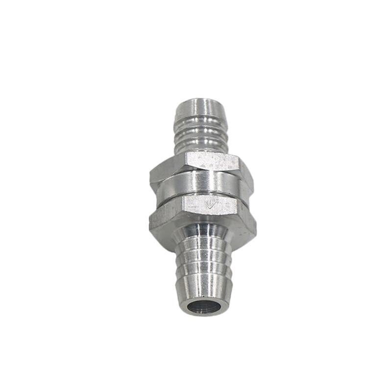 Válvula de retención unidireccional para combustible diésel, gasolina, aleación de aluminio para automóvil, 1 unidad de 12mm, válvula de retención de aleación de aluminio