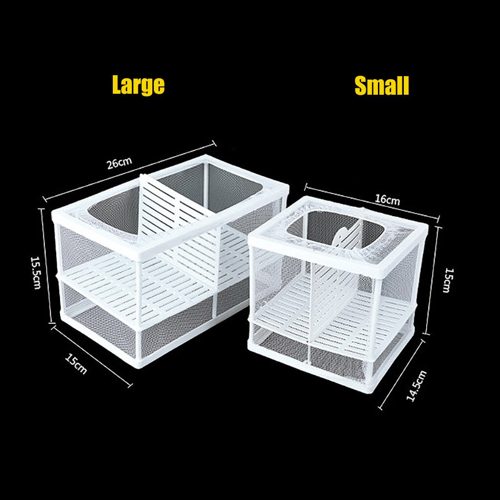 Aquarium Fish Breeding Breeder Box Baby Fish Hatchery Isolation Net Fish Tank Incubator Box Hanging Aquarium Accessory Supplies