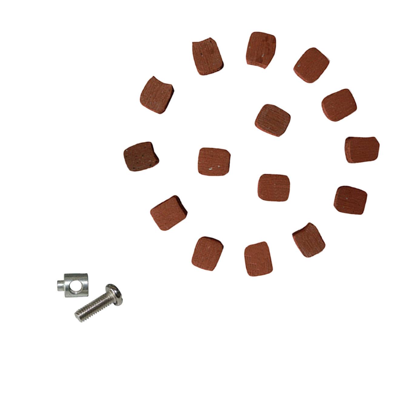 Clutch Cable Lock&15xSquare Clutch Pads 66cc 80cc 2 Stroke Motorized Bicycle