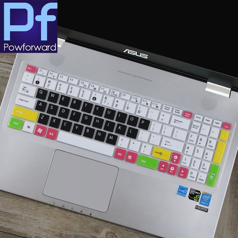 15,6 pulgadas cubierta del teclado del portátil Protector para Asus ROG X556U X556UR X556UB X556UQ X556 x555ld x555lf X555 x554l portátil de juegos