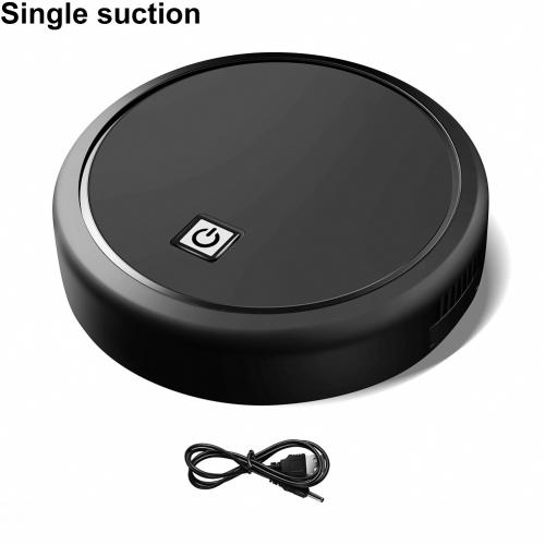 Automatic Floor Sweeper Dust Remover Smart Sweeper Rechargeable Floor Cleaning Sweepers Mute Suction Vacuum Cleaner Sweeper: black