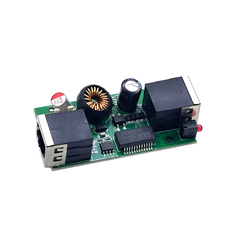 48v til aktiv isolert poe-splitter ieee 802.3af/ ved dc-utgang 12v 27w 2.5g/10/100/1000m