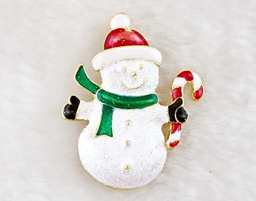 6 stks Kerst Broches Pin Bagde lijfje Broche Veiligheidsspelden voor DIY craft kerstboom Pin kerstman broches Kleding decor: 9