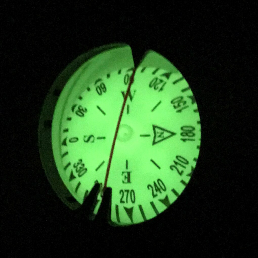 Professionele Duiken Kompas Outdoor Kompas Waterdicht Navigator Digitale Horloge Scuba Horlogeband Kompas Fluorescerende Wijzerplaat Kompas