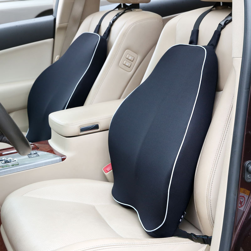Auto Zitkussen Lumbale Kussen Memory Foam Hoge Rug Kussen Ondersteuning Voor Bureaustoel Ergonomisch Comfort Seat Body Kussen Reizen