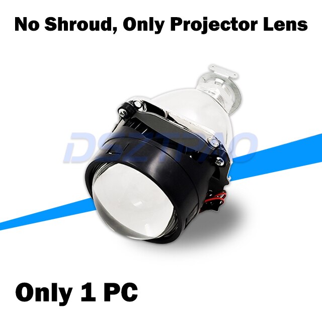 thumbnail image 2 of SINOLYN 2.5" MH1 Bi-Xenon Projector Lens Retrofit Kit – For BMW E46 Halogen Headlights – H1 Bulb Fitment 2 of 6
