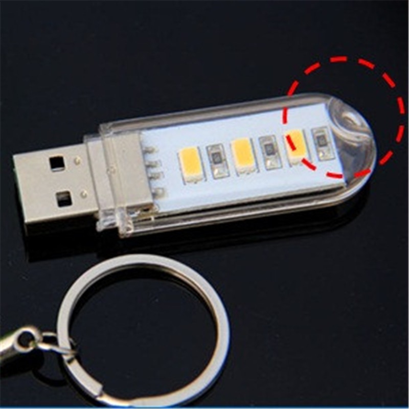 Luces LED USB 3LEDs 8LEDs SMD 5630 5730 bombilla LED 5V entrada de energía blanca 5000-6500K blanco cálido 3000-3500K luz de noche USB