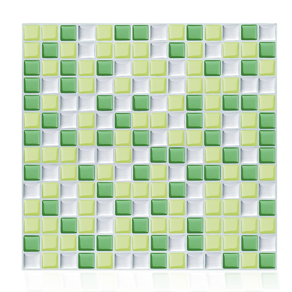Selvklæbende mosaik backsplash gør-det-selv køkken badeværelse boligindretning vinyl peel and stick vægfliser: Mssb -205
