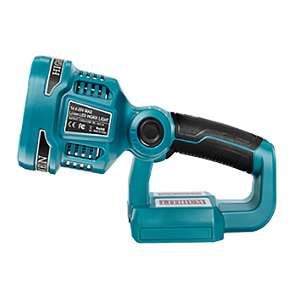 Kannettava kohdevalo led -varoitusvalo työvalo taskulamppu taskulamppu taskulamppu makita 14.4v 18v bl1830 bl1430 li- -akulle: Kannettava 12w