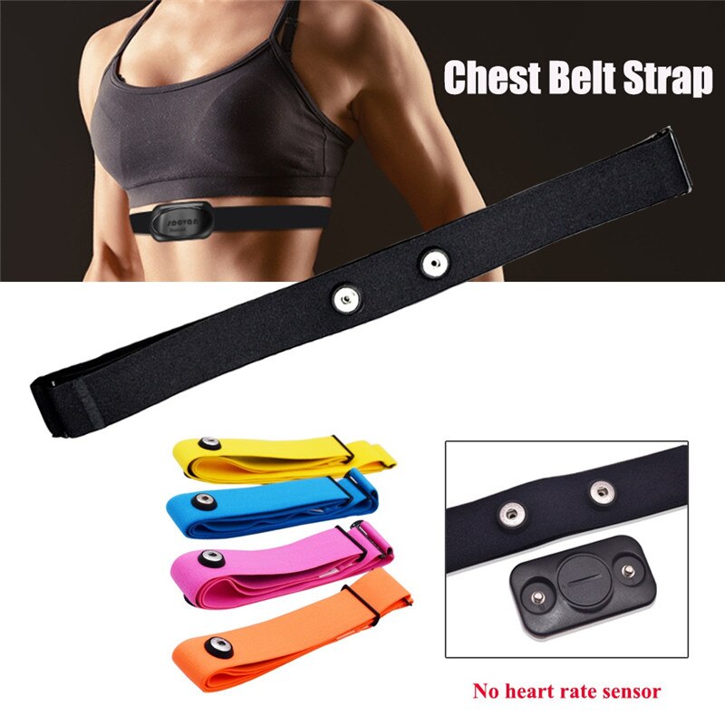 Elastische bevestigingsband sport hartslagmeter verstelbare borstband fitnessapparatuur