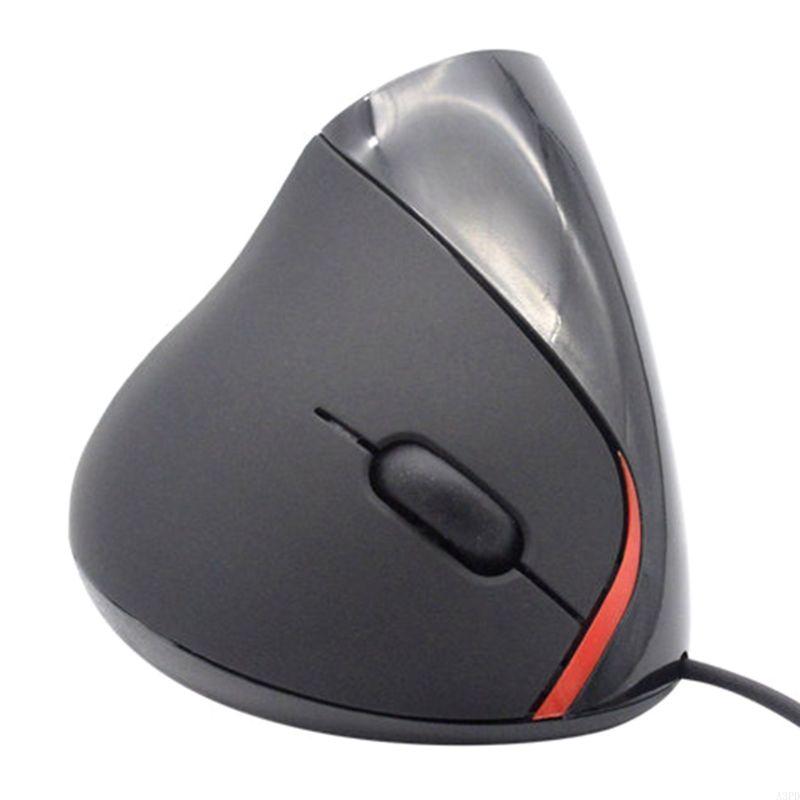 Trådbunden vertikal mus för höger hand ergonomisk spelmus 1600 dpi usb optisk handledsmus för pc bärbar dator