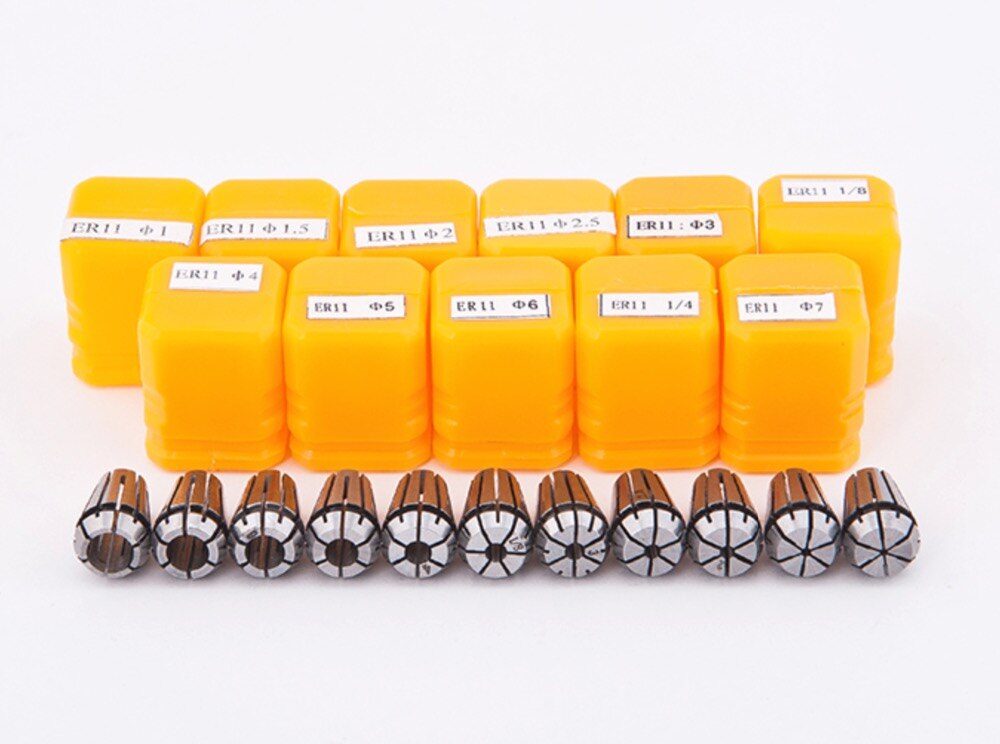 ER11-4 Collet Chuck for Spindle Motor Engraving/Grinding/Milling/Boring/Drilling/Tapping,accuracy 0.008mm