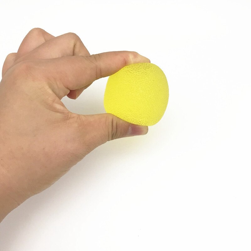 3 stk afspændingsbold håndstressbolde træningspresse æg-form hånd finger og greb styrkende terapibold