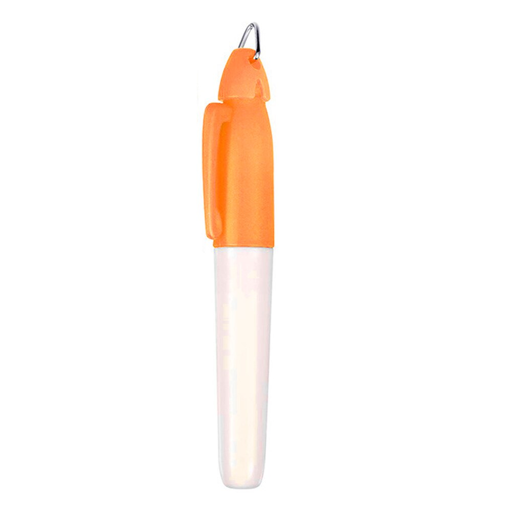 Golf Ball Liner Markers Pen with Hang Hook Drawing Alignment Marks: Orange