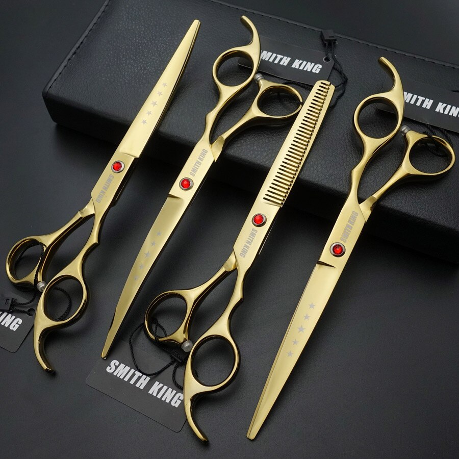 7 inch pet grooming scissors Cutting scissor&curved scissor&thinning Shears for dog grooming K671