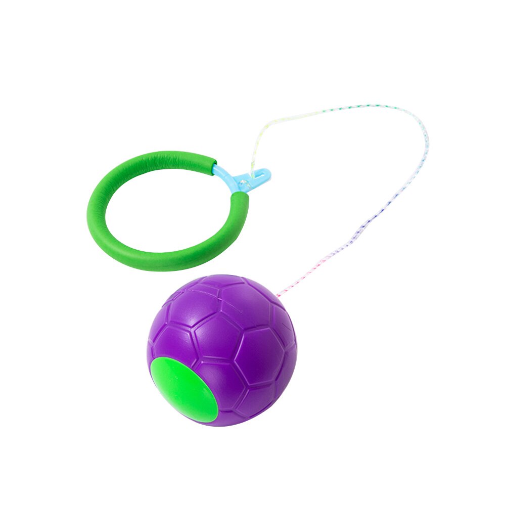 Fitness Equipment Interactive Games Balance Training Classical Outdoor Sports Kindergarten Skip Ball One Foot For Kids: Purple 