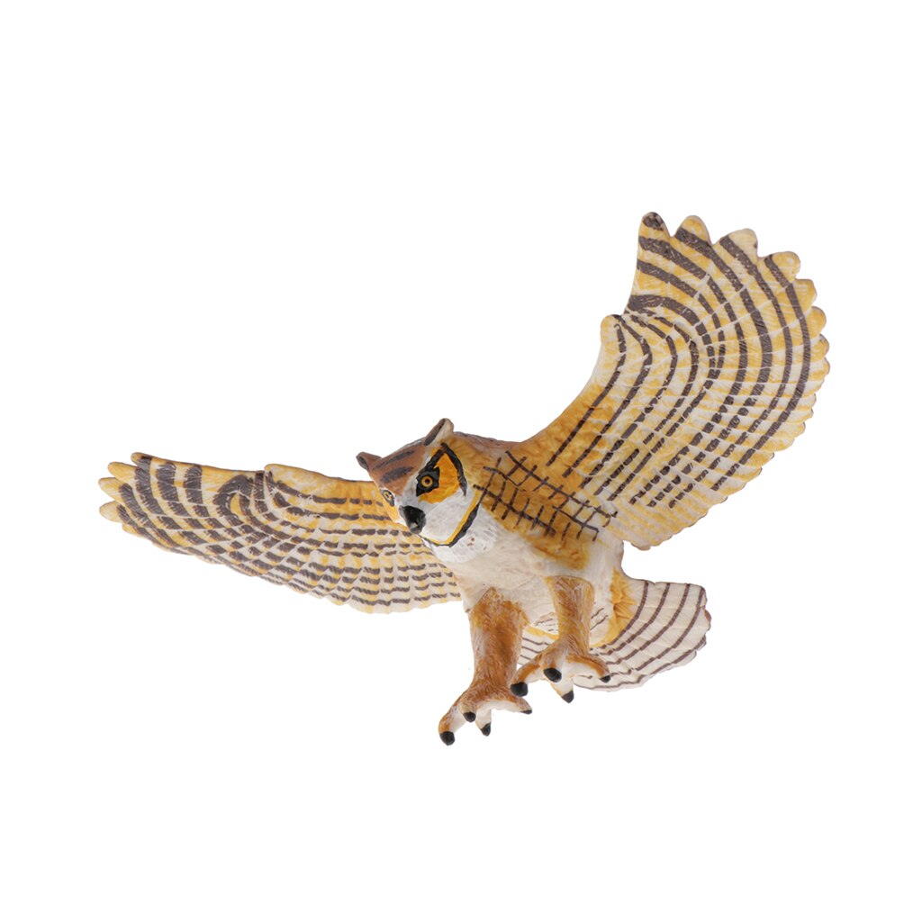 Figurines d&#39;animaux sauvages en plastique, modèle de jouet pour enfants, Collection réaliste: Owl