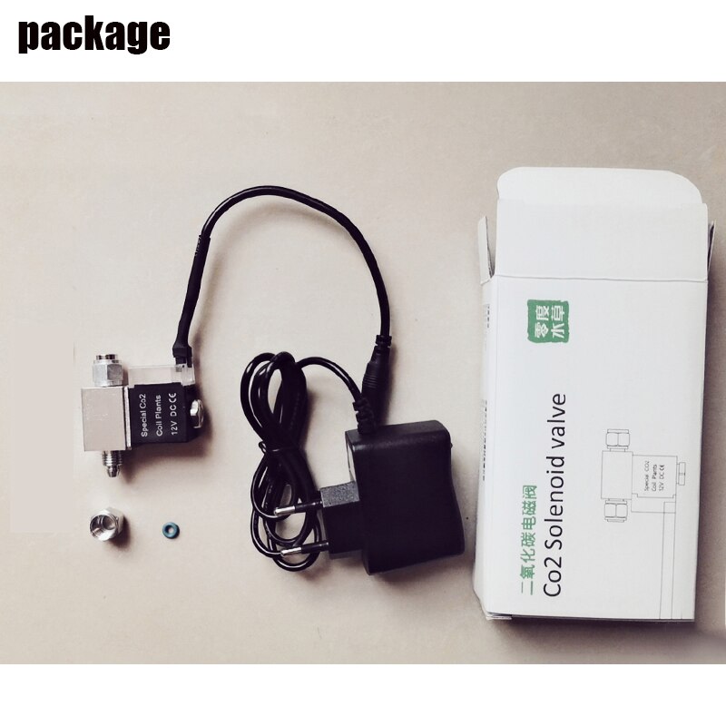 aquarium CO2 solenoid valve AC100-240V input voltage single head double head solenoid valve Universal EditionDC12V