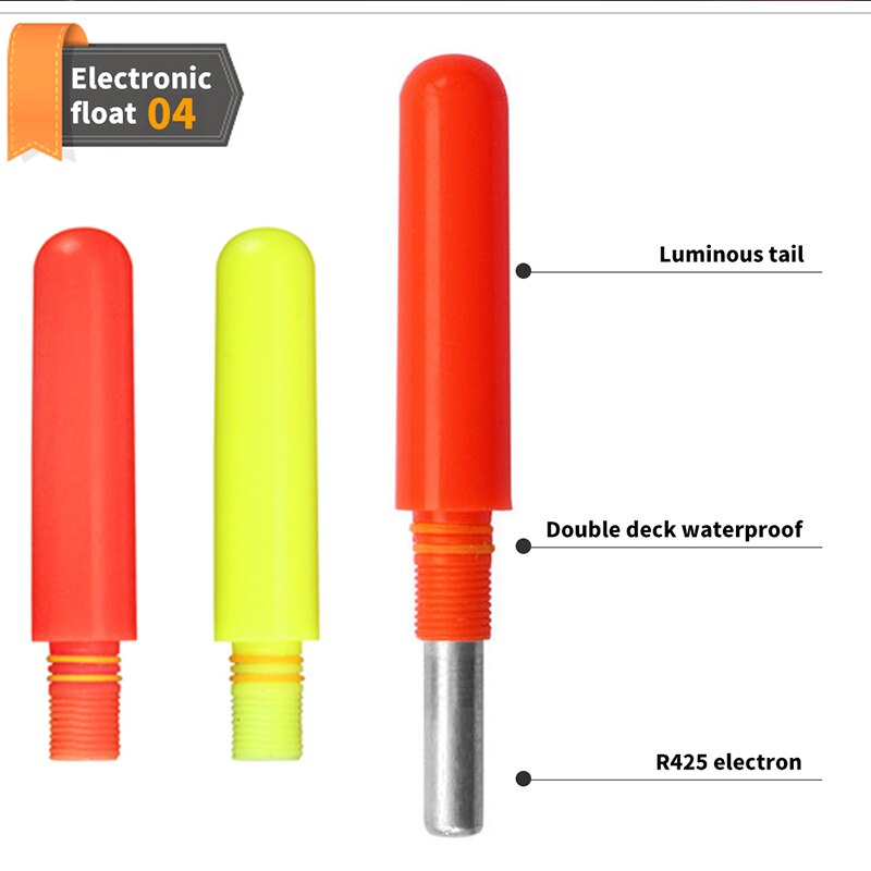 Led fiskeflåd elektrisk flyder lys dybt vand flyder fiskegrej havbåd fiskeri fiskeri de pesca gratis batteri  cr425