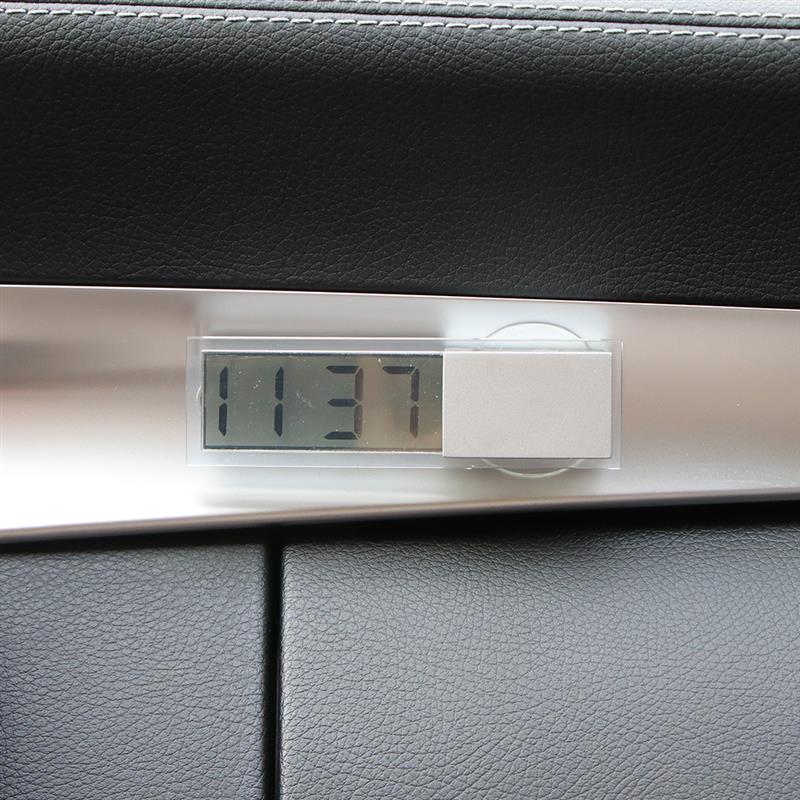 Lcd-auton digitaalinen ikkunakello ikkunassa celsius fahrenheit auton digitaalinen lämpömittari koriste-tarvikkeet