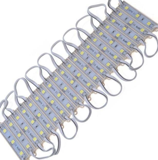 Waterproof IP65 DC12V SMD 5050 3 LED Modules RGB LED module light lamp Warm white Cool white Red Blue Yellow LED module light