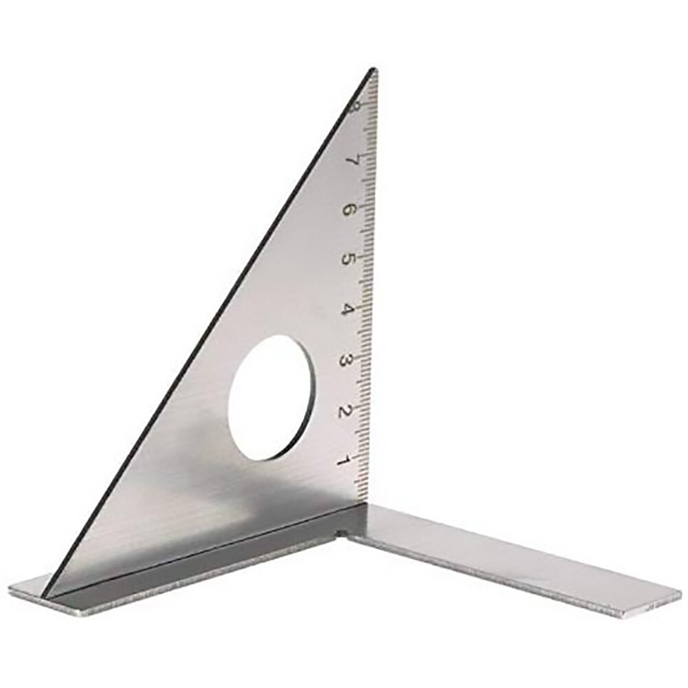 Woodworking Gadget Depth Measurement 45/90 Degrees Gauge Stainless Steel Carpenter Measurement Square Miter Ruler