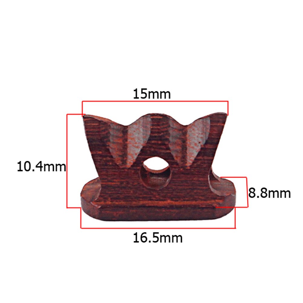 Lotus Hollow Chinese Erhu Strings Wooden Bridge Musical Instrument Accessories