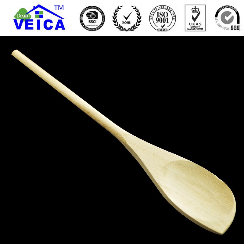 3 Stks/partij Natuurlijke Houten Spatel Salade Spatels Non-stick Pan Scoop Keuken Accessoires Koken Gereedschap