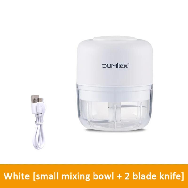 Garlic Grinder Slicer Mincing Machine Minced Hand Electric Grinder Grill Vegetable Meat Cutter Chopper Shredder Kitchen Tools: 04