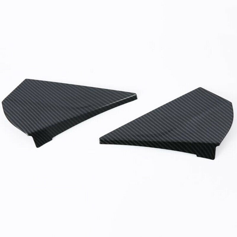 Carbon Fiber Rear Window Spoiler Wing Cover Trim Achterruitwisser Wing Cover Trim