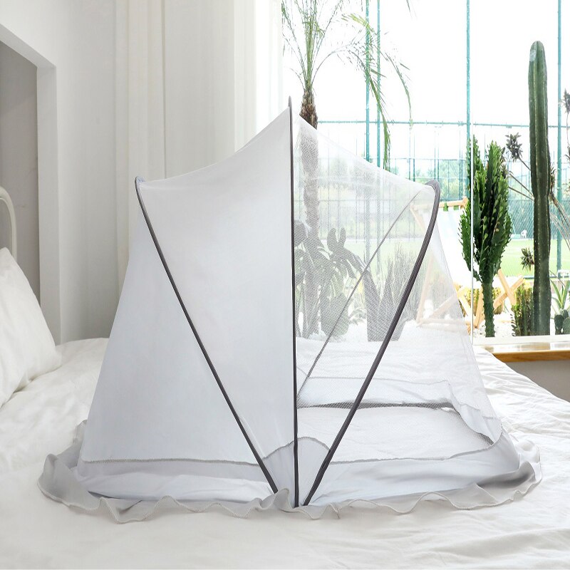 Baby bettwäsche krippe netting boden hause bett klapp kinder schutz sicher mesh gewölbte moskito net bett für mädchen junge