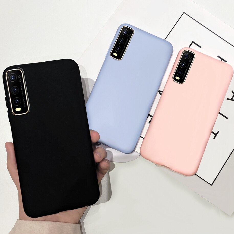 Schutzhülle für vivo  y70s, 5g und einfarbig 70s stoßfest  y70s y70t y51s y50t weiches gehäbenutzen
