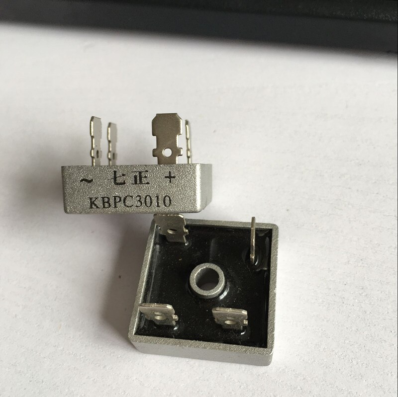 1 stks eenfase gelijkrichter KBPC3010 Metal Case Bruggelijkrichter
