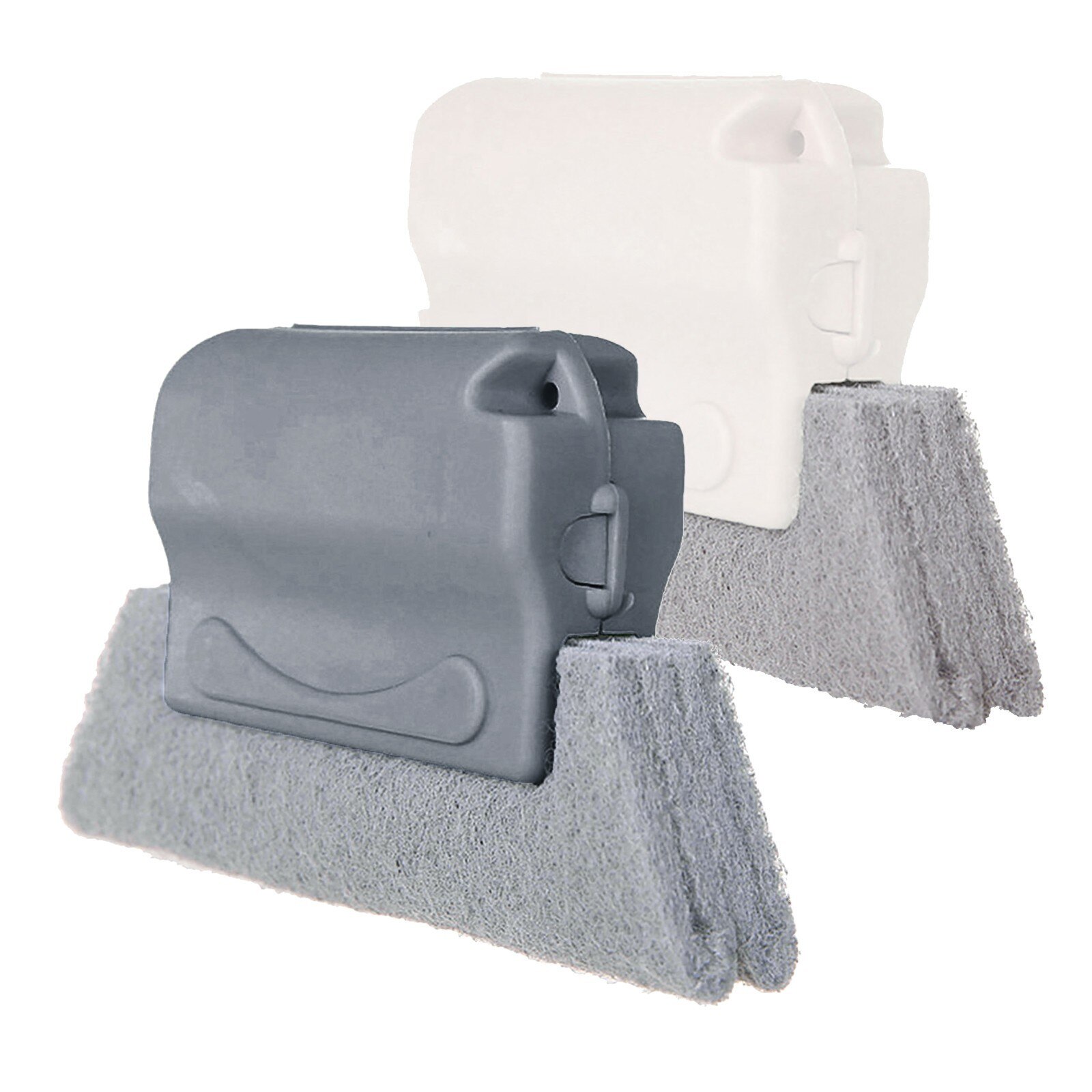 A 2PCS House Cleaning Duster Window Frame Door Groove Cleaning Brush Kitchen Decontamination Brush Toilette Small Brush дастер: C