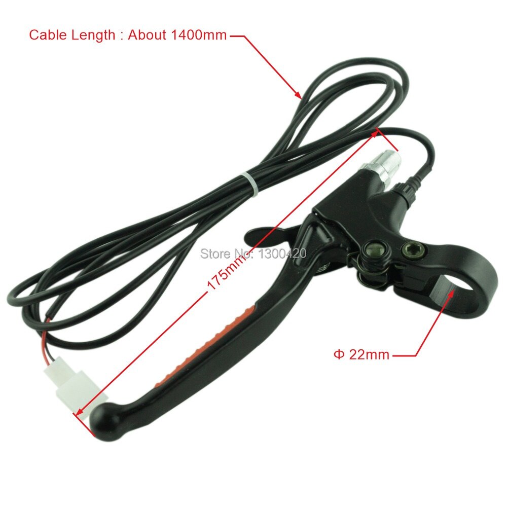 Poignée de levier d'embrayage noire avec câble, pour moteur 49cc 60cc 66cc 80cc, Mini vélo motorisé