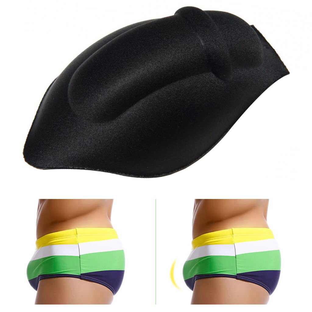 Men's enlargement pouch pads, sexy swimming trunk safety sponge mats indoor swimming short shorts underwear coasters