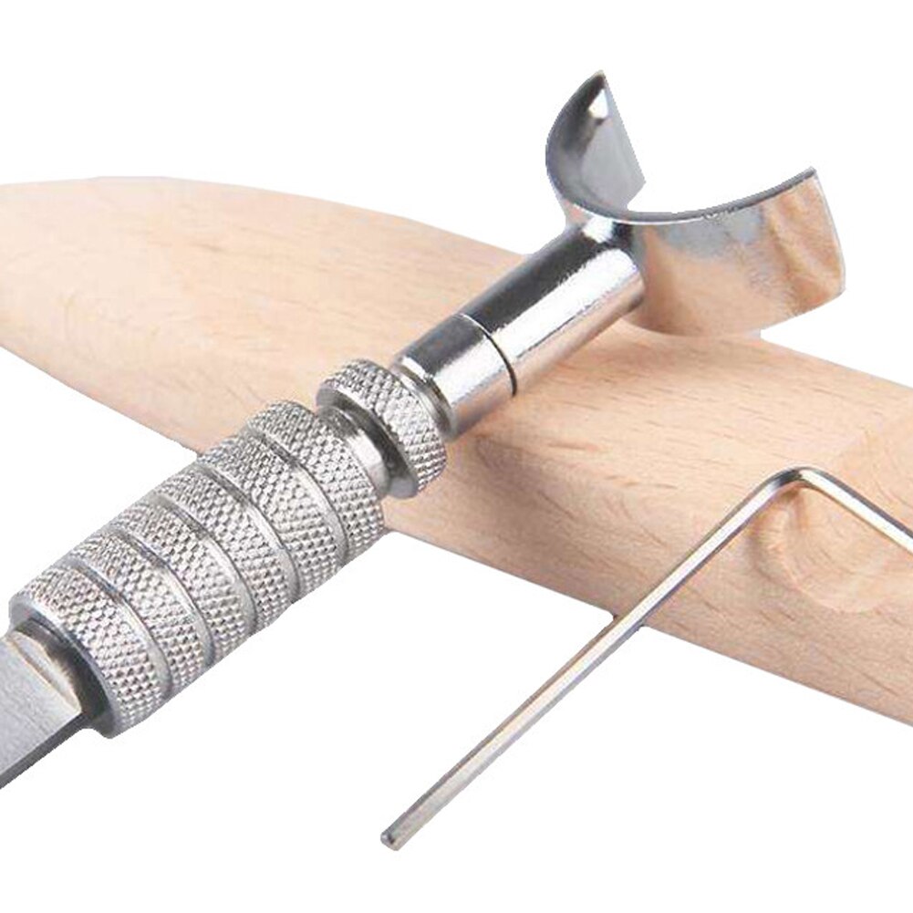 Newest Adjustable Leathercraft Deluxe Leather Carving Swivel Knife Blade Cutter Head Tool Set Handmade Leathercraft Tool