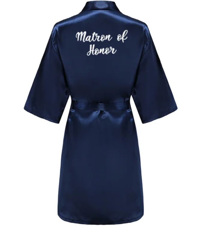 Satin- Seide Roben Hochzeit Bademantel Braut Brautjungfer murmeln Trauzeugin Kleid Frauen Kleidung Nachtwäsche