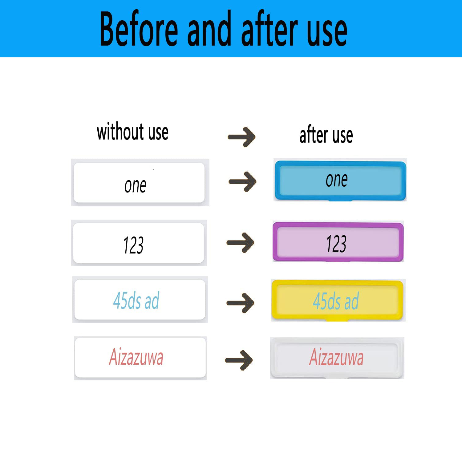 6Pcs Guided Reading Strips Finger Focus Highlighter Dyslexia Tools for Kids for Early Readers Children Reading Magnifier