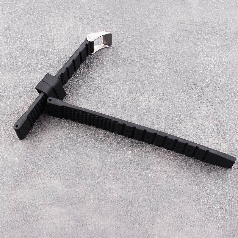 Horloge accessoires heren zachte siliconen band 22mm dames sport casual waterdichte natuurlijke rubberen band gesp