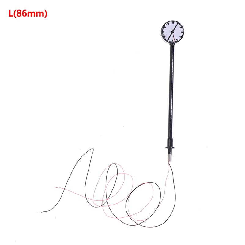 Model Railway Lights Lit Platform Clock Lamp Train Station Layout: L