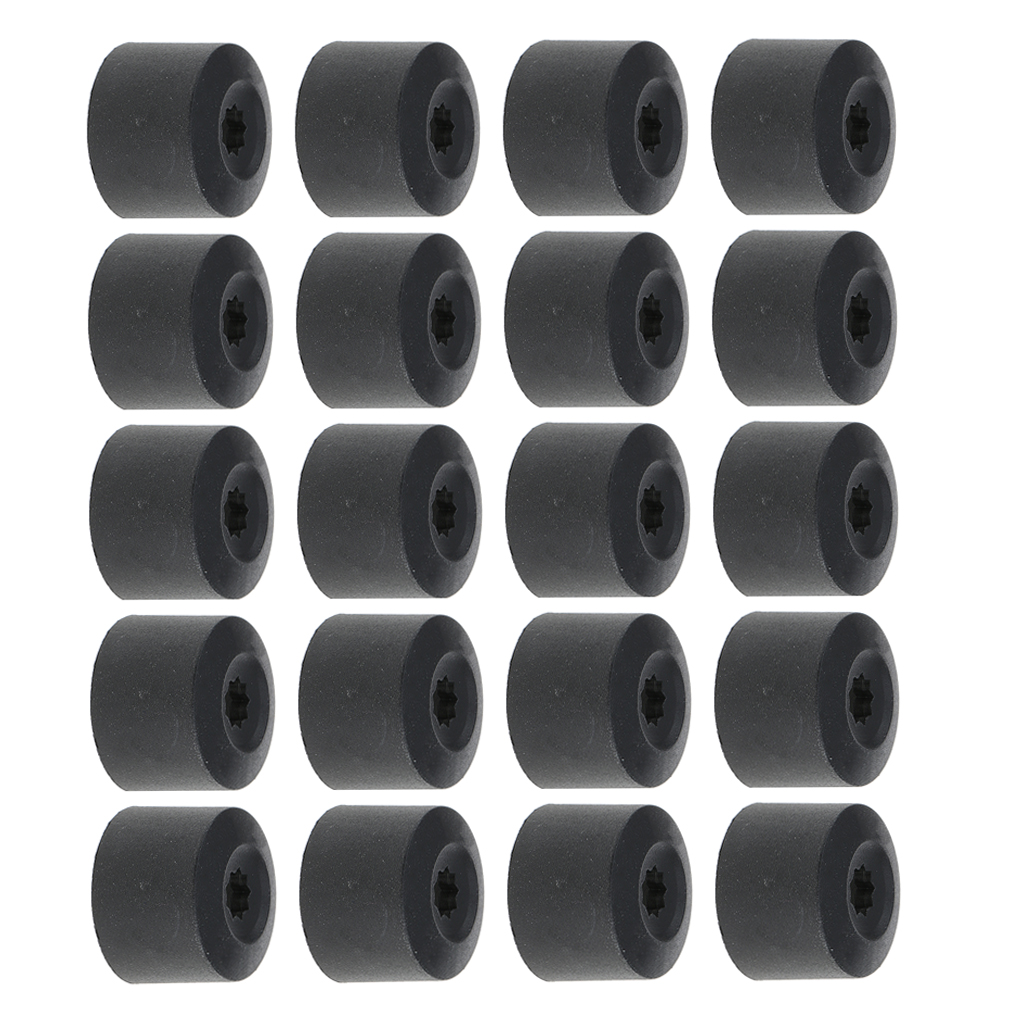 20 st 17mm hjul lugnut mutter lock keps set vw beetle golf jetta passat