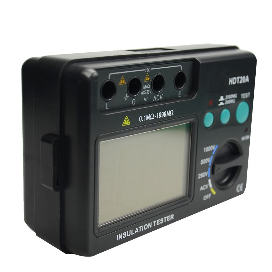 Original Insulation Resistance Tester Digital Megohmmeter Voltmeter With LCD Backlight Electronic Diagnostic Tools