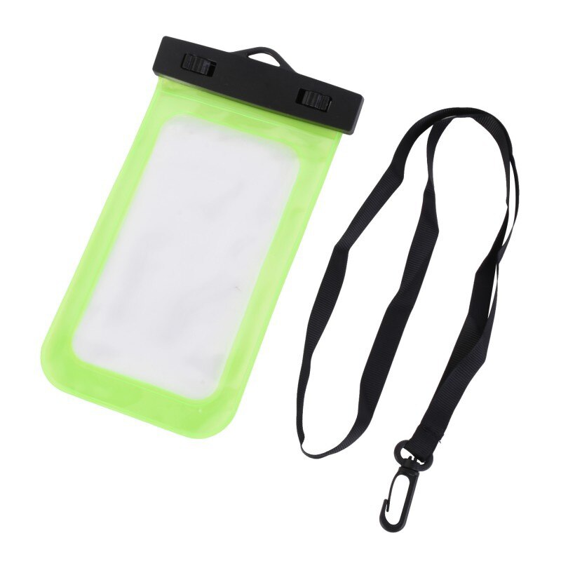 Universal flyde airbag vandtæt bærbar undervands mobiltelefon pose tør taske taske berøringsskærm svømmetasker tør sag: G