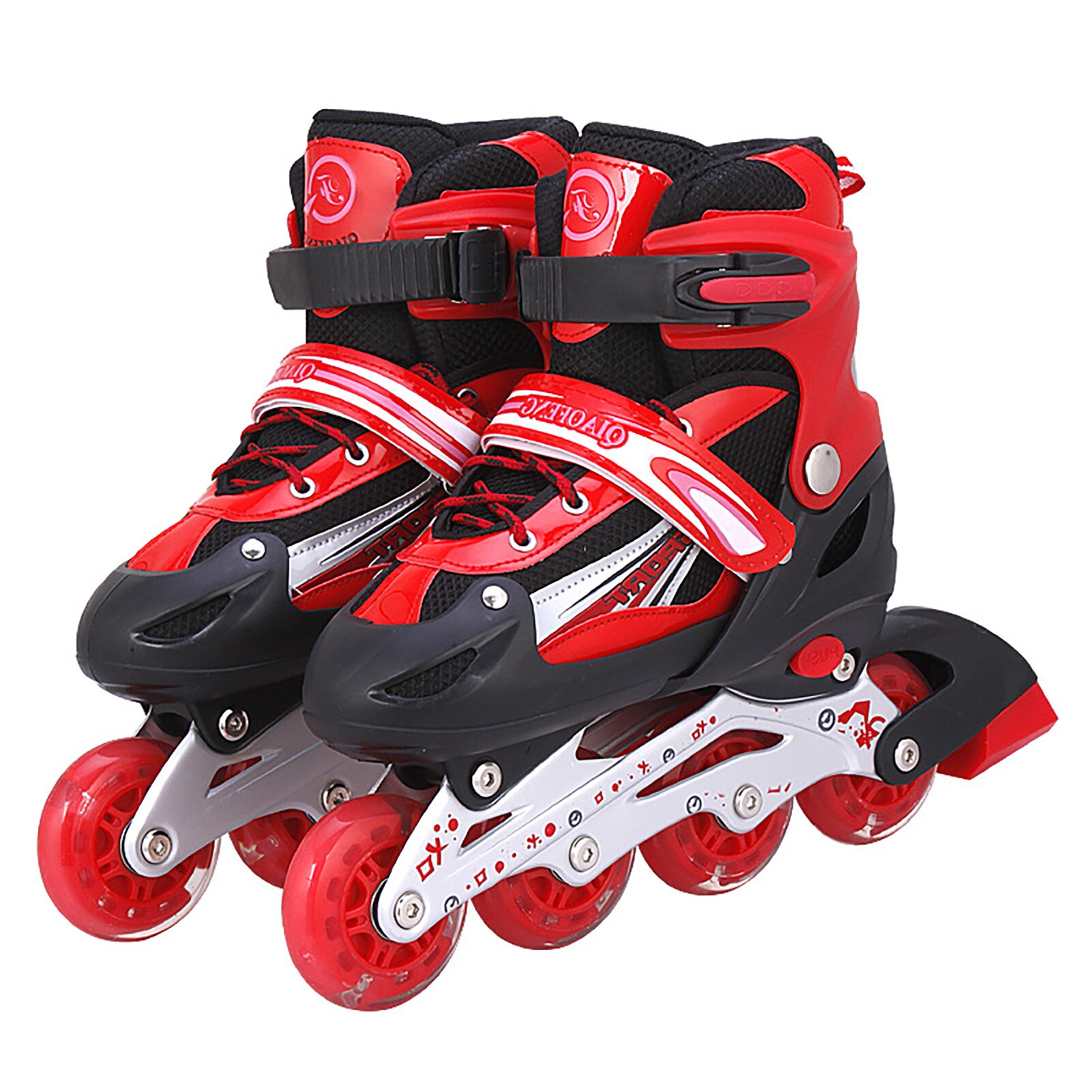 Rollschuhe rollschuhe stehen räder Rollschuhe üSpund Wohnung skaten Schuhe Schiebe Inline Turnschuhe 4 räder 1 Reihe Linie Ich bin Freien