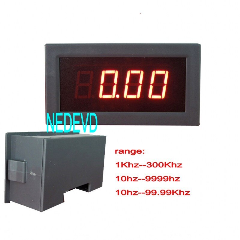 Digital intelligent frequency meter frequency meter max 300khz power supply reverse connection protection