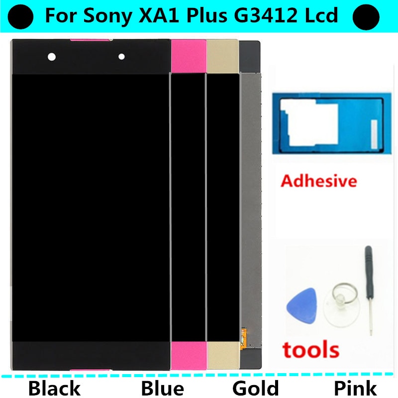5.5 "Voor Sony Xperia XA1 Plus G3412 G3416 G3426 G3412 G3421 Lcd-scherm Met Touch Glas Digitizer Vergadering reparatie Onderdelen