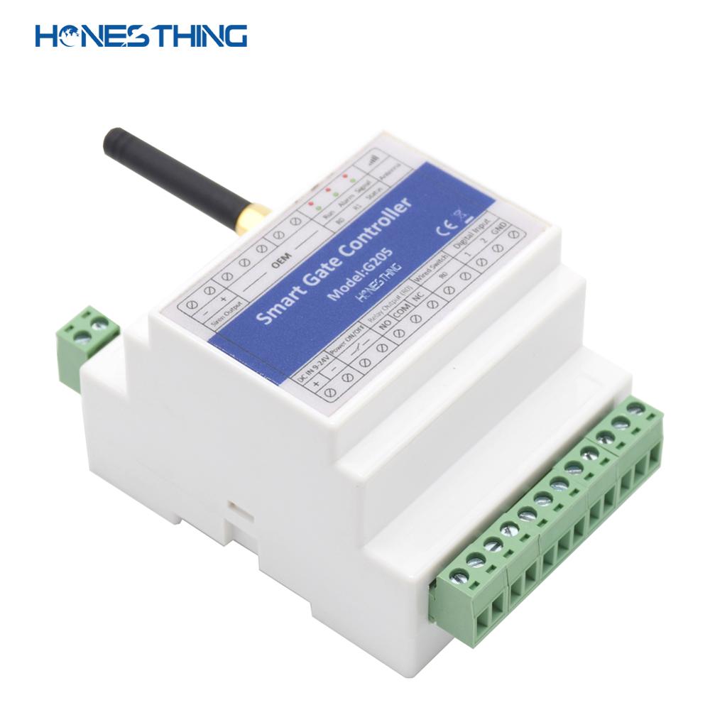HonesThing GSM SMS 3G Garage Door Opener Dial to Open the Door by Free Call Access Control Swing Sliding Operator Switch G205
