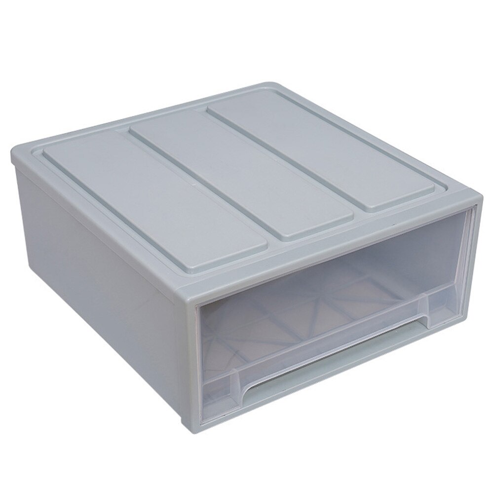 Storage Box Case Organizers Drawer Portable Stackable for Bra Clothes Wardrobe LB88: 8L blue